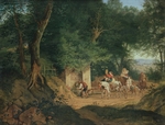 Richter, Gustav (Karl Ludwig) - Waldbrunnen bei Ariccia