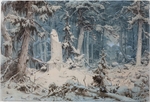 Achenbach, Andreas - Verschneiter Wald