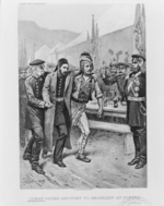 Ferris, Jean Leon Gerome - Osman Pascha wird in Plewen General Skobelew präsentiert