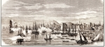 Unbekannter Künstler - Die Seeschlacht bei Sinope am 30. November 1853
