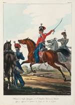 Beloussow, Lew Alexandrowitsch - Stabs- und Oberoffiziere von der Donkosaken Armee (Aus: Collection Des Uniformes de l'Armée Imperiale Russe)