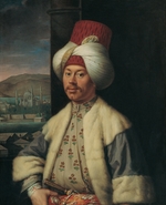 Favray, Antoine de - Porträt von Europäer im türkischen Kleid