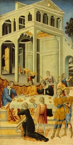 Giovanni di Paolo - Salome vor Herodes