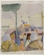 Macke, August - Markt in Tunis (II)