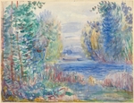 Renoir, Pierre Auguste - Flusslandschaft