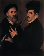 Passerotti (Passarotti), Bartolomeo - Doppelporträt von Musikanten