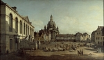 Bellotto, Bernardo - Der Neumarkt in Dresden vom Jüdenhofe aus