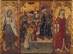 Martorell, Bernat, der Ältere - Heiliger Michael, Martyrium der heiligen Eulalia und Heilige Katharina