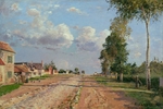 Pissarro, Camille - Die Straße von Rocquencourt