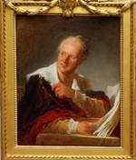 Fragonard, Jean Honoré - Porträt von Denis Diderot (1713-1784)