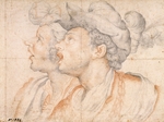 Procaccini, Camillo - Zwei männliche Köpfe