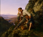 Lessing, Carl Friedrich - Der Räuber und sein Kind