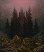 Friedrich, Caspar David - Kreuz im Gebirge