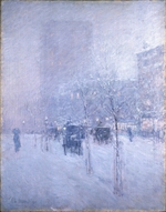Hassam, Childe - Später Nachmittag, New York, Winter