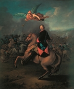 Tannauer, Johann Gottfried - Peter I. in der Schlacht von Poltawa