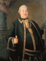 Christineck, Carl Ludwig Johann - Porträt von General Fjodor Berchman