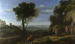 Lorrain, Claude - Landschaft mit David vor der Höhle von Adullam