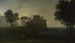 Lorrain, Claude - Landschaft mit Psyche vor dem Palast des Amor (Das Zauberschloss)