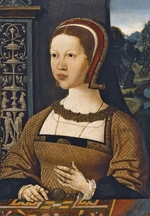 Cornelisz van Oostsanen, Jacob - Porträt von Isabella von Österreich (1501-1526), Königin von Dänemark