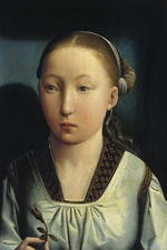 Juan de Flandes - Porträt von Katharina von Aragón