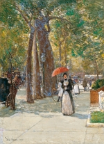 Hassam, Childe - Die Fifth Avenue am Washington Square Park, New York