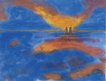 Nolde, Emil - Rote Wolken
