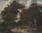 Ruisdael, Jacob Isaacksz, van - Weg durch den Eichenwald