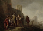 Knüpfer, Nicolaes - Die Gesandten Alexanders des Großen überbringen dem Gärtner Abdalonymos die Insignien der Königswürde von Sidon