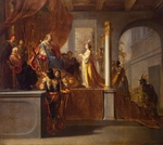 Knüpfer, Nicolaes - Die Königin von Saba vor Salomo