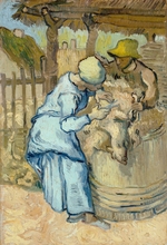 Gogh, Vincent, van - Die Schafscherer (nach Millet)