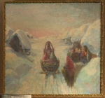 Perwuchin, Konstantin Konstantinowitsch - Winter. Schlitten