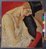 Grigorjew, Boris Dmitriewitsch - Dame mit Zylinderhut