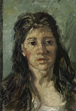 Gogh, Vincent, van - Kopf einer Frau mit offenem Haar (Kopf einer Prostituierten)