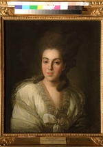Rokotow, Fjodor Stepanowitsch - Porträt von Fürstin Anna Alexandrowna Golizyna (1739-1816), geb. Baronin Stroganowa