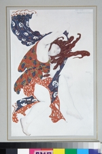 Bakst, Léon - Bacchantin. Kostümentwurf zum Ballett Narcisse von N. Tscherepnin