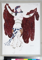 Bakst, Léon - Kostümentwurf zum Ballett Kleopatra von A. Arenski