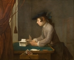 Chardin, Jean-Baptiste Siméon - Das Kartenhaus