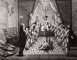 Unbekannter Künstler - Die französische Freimaurerei. Die Erhebung zum Meister