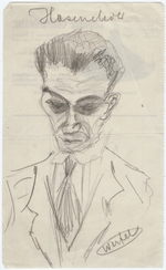 Werfel, Franz - Porträt von Walter Hasenclever (1890-1940)