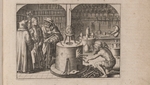 Bry, Theodor de - Illustration für Tripvs avrevs, hoc est, Tres tractatvs chymici selectissimi..