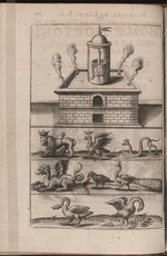 Bry, Theodor de - Illustration für Tripvs avrevs, hoc est, Tres tractatvs chymici selectissimi..