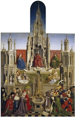 Eyck, Jan van, (Schule) - Der Lebensbrunnen (Triumph der Ecclesia über die Synagoge)