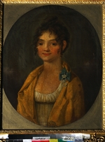 Unbekannter Künstler - Porträt von Gräfin Anna Alexejewna Orlowa von Cesme (1785-1848)