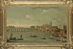 Joli, Antonio - Vier Ansichten von London: Themse von Westminster aus gesehen