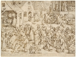 Bruegel (Brueghel), Pieter, der Ältere - Caritas (Barmherzigkeit)