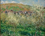 Monet, Claude - Blühende Pflaumenbäume