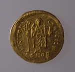 Numismatik, Antike Münzen - Solidus des Kaisers Justinian I.