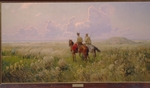 Wassilkowski, Sergei Iwanowitsch - Kosaken in der Steppe