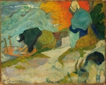 Gauguin, Paul Eugéne Henri - Die Wäscherinnen in Arles (Laveuses à Arles)