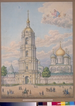 Kutepow, Alexander Sergeiewitsch - Das Nowospasski-Erlöser-Kloster in Moskau